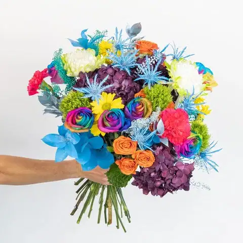 Bright Rainbow Flower Bouquet - Ramos
