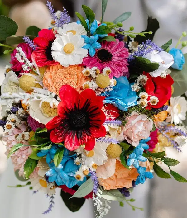Wildflower Wooden Flower Bouquet - Ramos