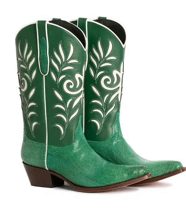 Grotto Falls Green Boots - Shoes