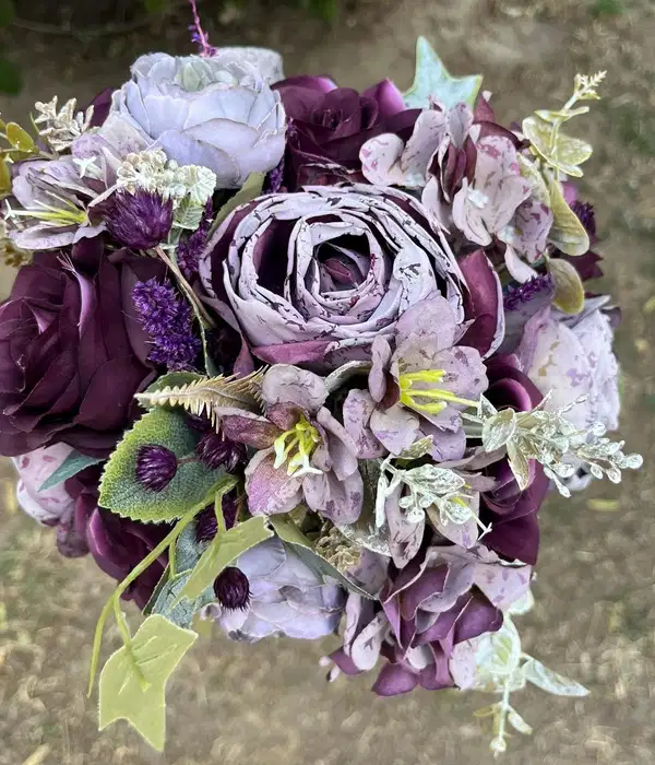 Lilac Purple Mis Quince Bouquet - Ramos