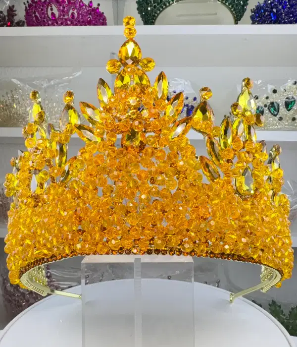 Golden Sunburst Tiara - Headpieces