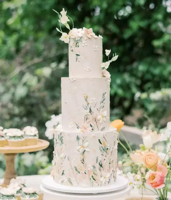 Garden Delights Cake - Quinceañera Cakes
