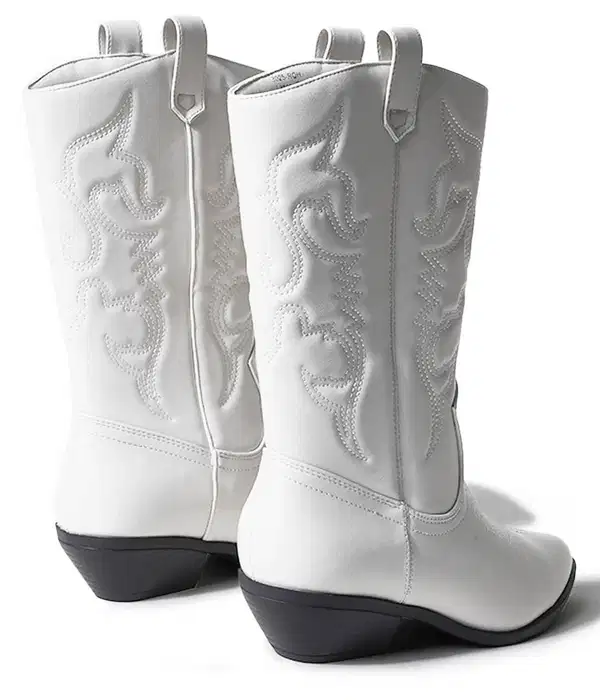 Lasso White Cowboy Boots - Shoes