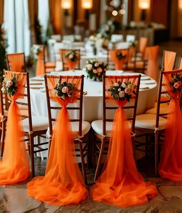 Orange Chair Inspo - Party Vibes