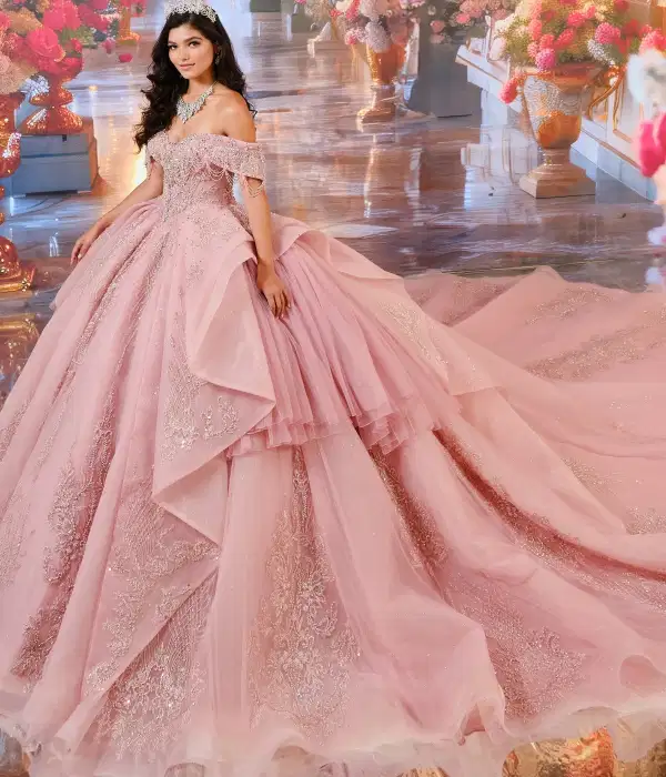 Princesa Pink Sweetheart Ball Gown - Dresses