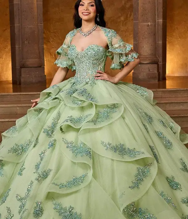 Sage Green Gown by Rachel Allan - Quinceañera Dresses