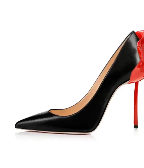 Black and Red Stilettos - Shoes