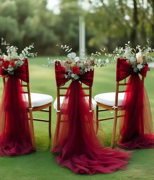 Red Chair Decor Inspo - Party Vibes