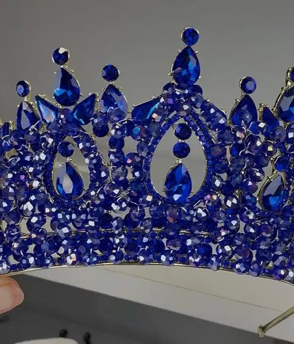Royal Blue Quinceañera Tiara - Headpieces