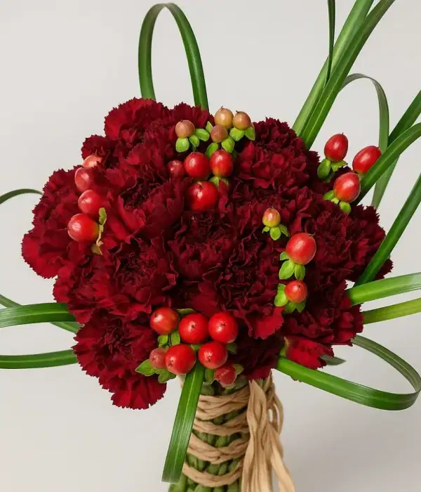 Carnation and Berries Bouquet - Ramos