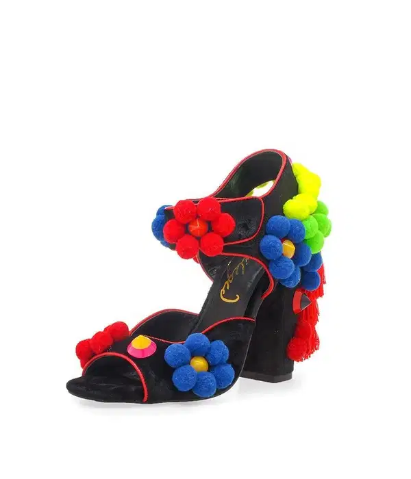 Fiore Pom Pom Sandals - Shoes